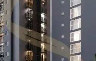 Imagem: O apartamento possui 1 Dormitório, 1 Banheiro, 1 Vaga na garagem