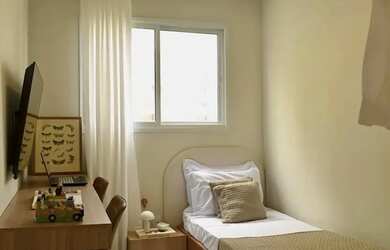 Imagem 12: 2 quartos com suíte. Piscina, Churrasqueira, Imóvel mobiliadoeAr-condicionado