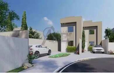 Imagem: A casa possui 3 Dormitórios, 2 Banheiros, 2 Vagas na garagem