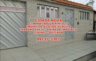 Imagem: A casa possui 2 Dormitórios, 2 Banheiros, 2 Vagas na garagem