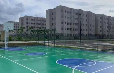 Imagem: O apartamento possui 2 Dormitórios, 1 Banheiro, 1 Vaga na garagem