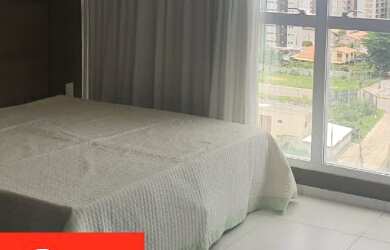 Imagem: O apartamento possui 1 Dormitório, 1 Banheiro, 1 Vaga na garagem