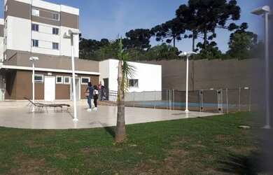 Imagem: O apartamento possui 2 Dormitórios, 1 Banheiro, 1 Vaga na garagem