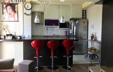 Imagem: O apartamento possui 2 Dormitórios, 2 Banheiros, 1 Vaga na