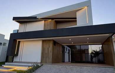 Imagem: A casa em condomínio possui 3 Dormitórios, 3 Banheiros, 4