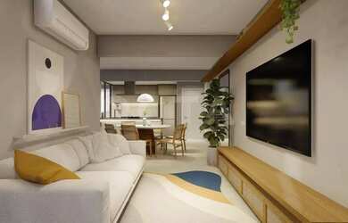 Imagem: O apartamento possui 3 Dormitórios, 2 Banheiros e 93m² de