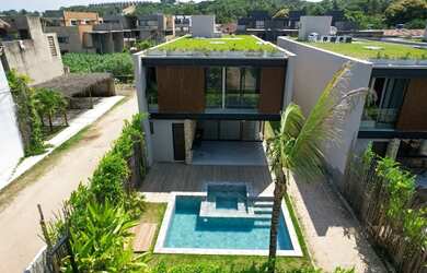 Imagem: A casa em condomínio possui 5 Dormitórios, 4 Banheiros, 300m²