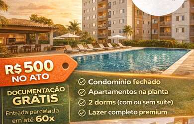 Imagem: O apartamento possui 2 Dormitórios, 2 Banheiros, 2 Vagas na