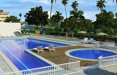 Imagem: O apartamento possui 2 Dormitórios, 1 Banheiro, 1 Vaga na garagem