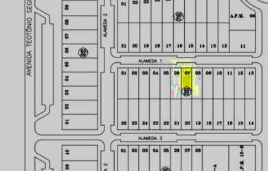 Imagem: O terreno possui 660m² de Área e está localizado em Plano