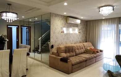 Imagem: O apartamento na cobertura possui 4 Dormitórios, 4 Banheiros