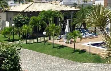 Imagem: A casa em condomínio possui 4 Dormitórios, 4 Banheiros, 2