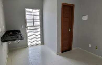 Imagem: O apartamento possui 1 Dormitório, 1 Banheiro, 1 Vaga na garagem