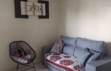 Imagem: O apartamento possui 2 Dormitórios, 1 Banheiro, 1 Vaga na garagem