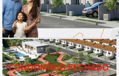 Imagem: A casa em condomínio possui 2 Dormitórios, 1 Banheiro, 1 Vaga