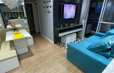 Imagem: O apartamento possui 2 Dormitórios, 2 Banheiros, 1 Vaga na