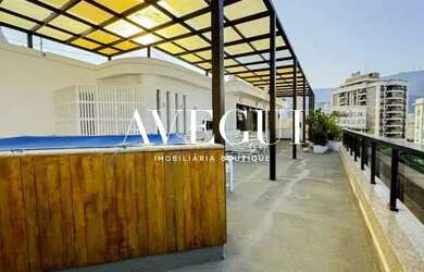 Imagem: O apartamento na cobertura possui 3 Dormitórios, 5 Banheiros