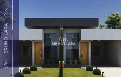 Imagem: A casa possui 3 Dormitórios, 2 Banheiros, 2 Vagas na garagem