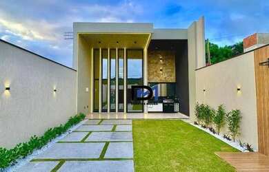 Imagem: A casa possui 3 Dormitórios, 3 Banheiros, 2 Vagas na garagem