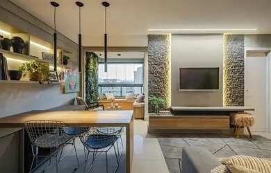 Imagem: Apartamento com 1 dormitório para alugar, 52 m² por R$ 4.980,01/mês