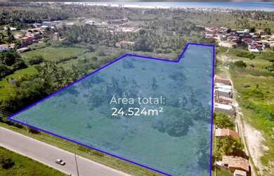 Imagem: O terreno possui 24.524m² de Área, Imóvel novo e está localizado
