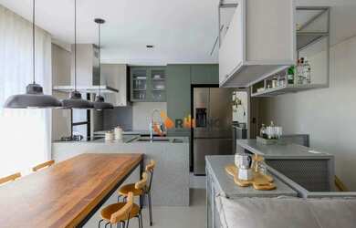 Imagem: O apartamento na cobertura possui 3 Dormitórios, 4 Banheiros