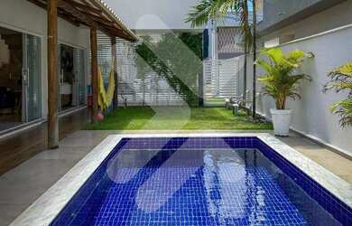 Imagem: A casa em condomínio possui 4 Dormitórios, 3 Banheiros, 3