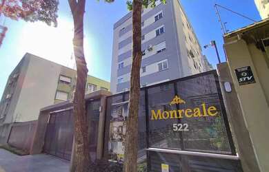 Imagem: O apartamento possui 1 Dormitório, 1 Banheiro, 1 Vaga na garagem