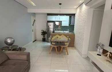 Imagem: O apartamento possui 2 Dormitórios, 1 Banheiro, 1 Vaga na garagem