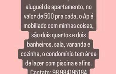 Imagem: O quarto está localizado em Turu, São Luís para alugar por