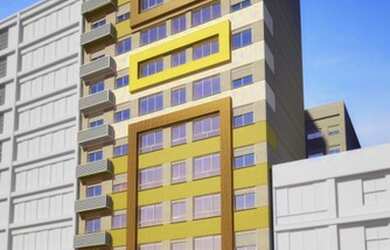 Imagem: O studio possui 1 Dormitório, 1 Banheiro, 30m² de Área e