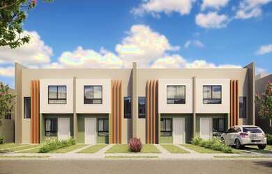 Imagem: A casa possui 2 Dormitórios, 1 Banheiro, 1 Vaga na garagem