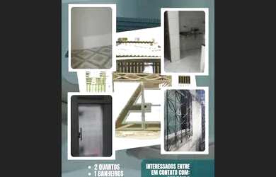 Imagem: A casa possui 2 Dormitórios e 1 Banheiro e está localizado