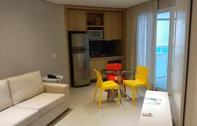 Imagem: O studio possui 1 Dormitório, 1 Banheiro, 1 Vaga na garagem