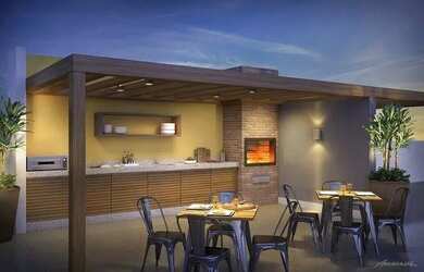 Imagem: O apartamento possui 2 Dormitórios, 2 Banheiros, 1 Vaga na