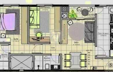 Imagem 7: Apartamento de 2 dormitórios, com vaga de garagem, localizado no bairro