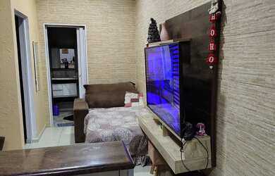 Imagem 12: Casa com piscina praia grande temporada festa aniversário churrasqueira...