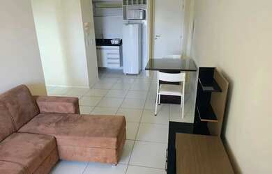 Imagem: O apartamento possui 1 Dormitório, 1 Banheiro, 1 Vaga na garagem