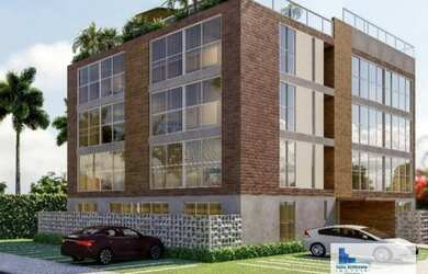 Imagem: O apartamento possui 1 Dormitório, 1 Banheiro, 1 Vaga na garagem