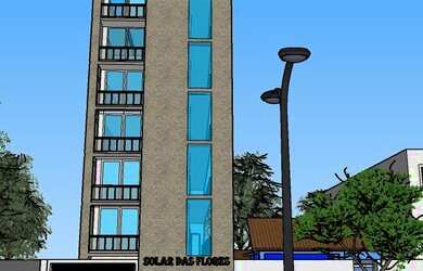 Imagem: O apartamento possui 2 Dormitórios, 1 Banheiro, 1 Vaga na garagem