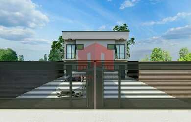 Imagem: A casa possui 3 Dormitórios, 4 Banheiros, 2 Vagas na garagem