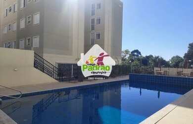 Imagem: O apartamento possui 2 Dormitórios, 1 Banheiro, 1 Vaga na garagem