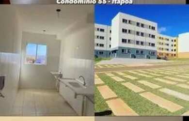 Imagem: O apartamento possui 2 Dormitórios, 1 Banheiro, 1 Vaga na garagem