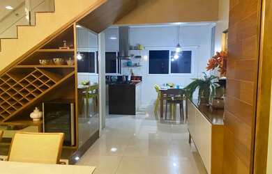 Imagem 6: Vendo Sobrado com 4 suítes com piscina e área gourmet mobiliado