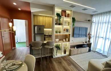 Imagem: O apartamento possui 2 Dormitórios, 2 Banheiros, 50m² de Área