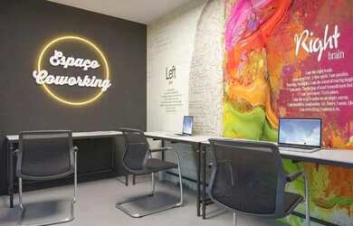 Imagem: O apartamento possui 1 Dormitório, 1 Banheiro, 1 Vaga na garagem