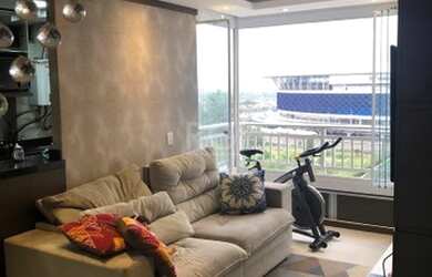 Imagem 1: Apartamento em Humaitá. Piscina, Churrasqueira, Imóvel mobiliadoeVaranda