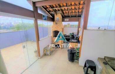 Imagem: O apartamento na cobertura possui 2 Dormitórios, 3 Banheiros