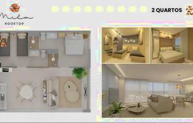 Imagem 3: Apartamento para venda com 47 metros quadrados com 2 quartos em - Tamandaré...