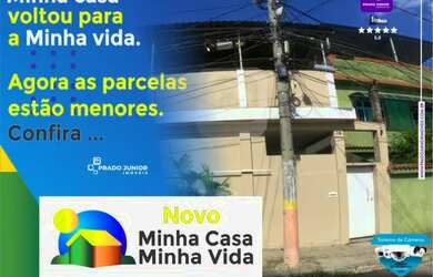 Imagem: A casa possui 3 Dormitórios, 2 Banheiros, 3 Vagas na garagem